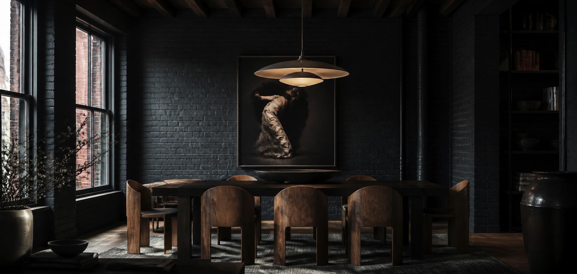 Dining room with pendant